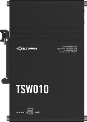 Switch przemysłowy Teltonika TSW010 5 portów Fast Ethernet PoE DIN 