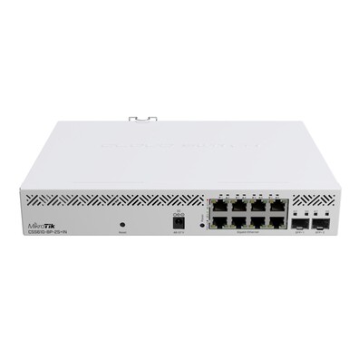 Switch MikroTik CSS610-8P-2S+IN 8x 1000Mb/s PoE 2x SFP+ VLAN