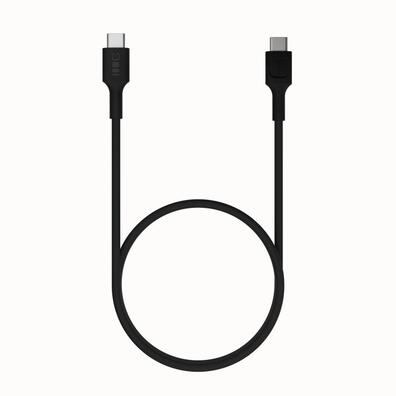 Kabel USB-C / USB-C Greencell PowerFlex 200cm 2m PD 100W Czarny silikonowy