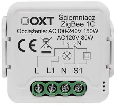 Moduł OXT mini ściemniacz 1 obwód ZigBee TUYA