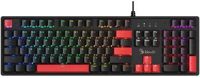 Klawiatura mechaniczna A4TECH BLOODY S520N Fire Black (BLMS RED Plus Switch)