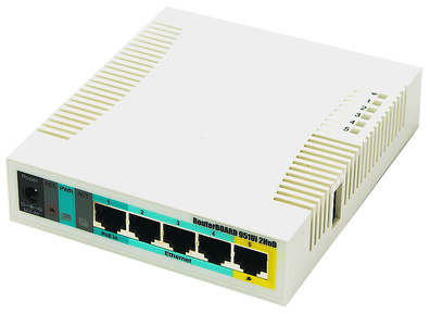 Router MikroTik RB951Ui-2HnD 2.4GHz USB PoE 5 portów LAN do biura domu