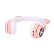 Extralink Kids Cat-Ear Wireless Headphones Różowe | Słuchawki bezprzewodowe | dla dzieci, kocie uszy, Bluetooth 5.0, Oświetlenie RGB (3)