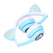 Extralink Kids Cat-Ear Wireless Headphones Niebieskie | Słuchawki bezprzewodowe | dla dzieci, kocie uszy, Bluetooth 5.0, Oświetlenie RGB (3)