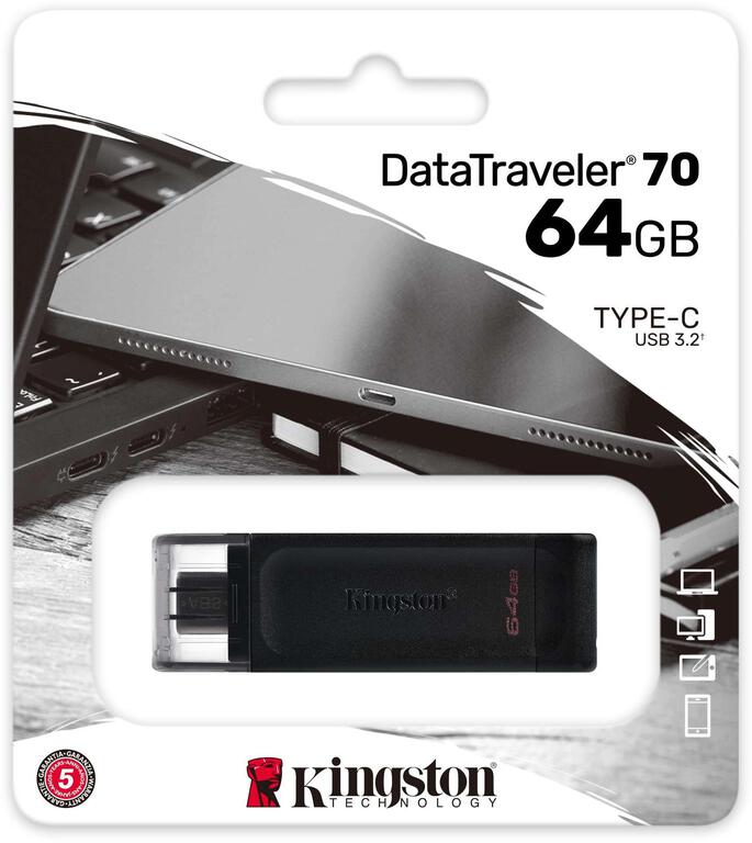 Kingston Pendrive DataTraveler DT70/64GB USB-C (1)