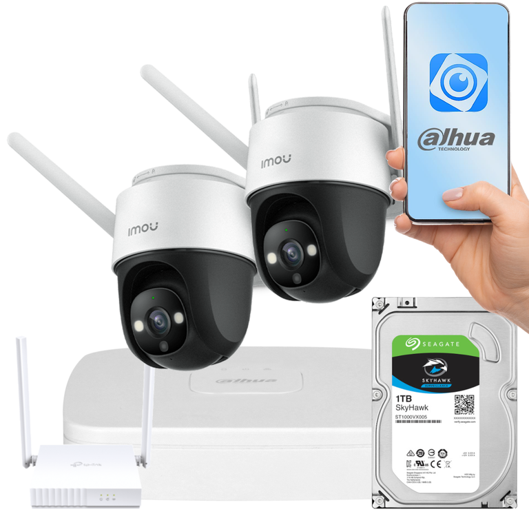 Zestaw monitoringu Imou CRUISER WiFi IP 2 kamery 2MPx (1)