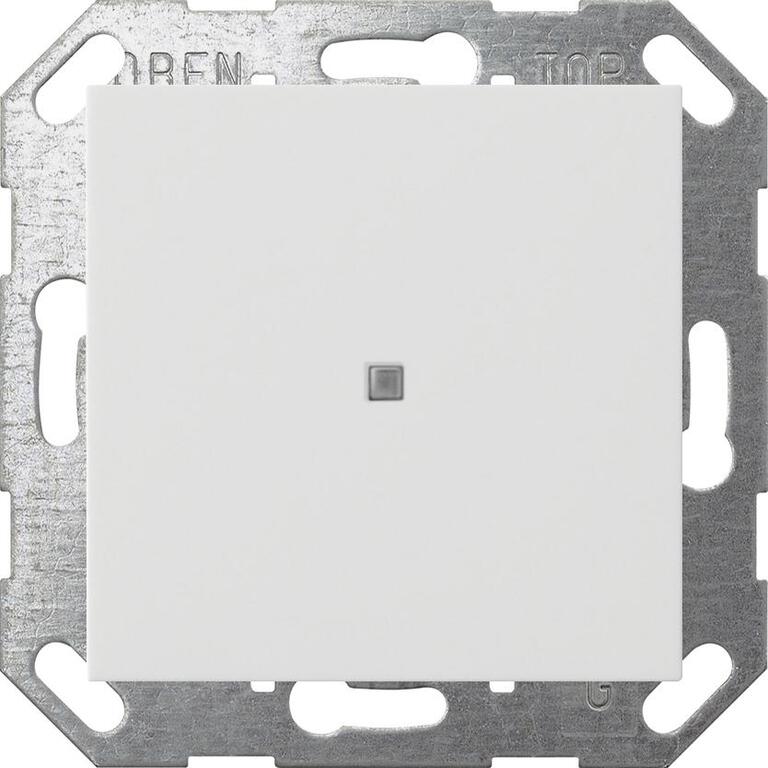 GIRA czujnik przyciskowy 1x KNX/ONE System 55 czysta biel mat 517127 (1)