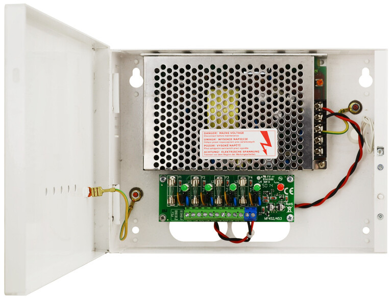 ZASILACZ IMPULSOWY STABILIZOWANY DO 4 KAMER HD Pulsar PSDC04124 (2)