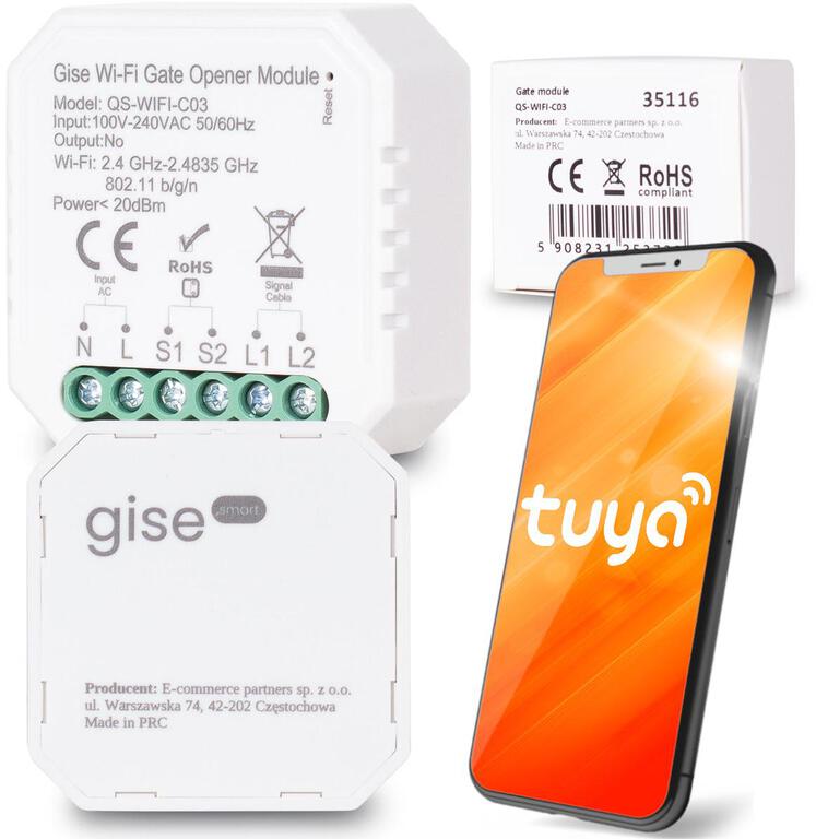 GISE SMART Gate module Moduł do sterowania bramą Tuya WiFi GEN 2 (1)