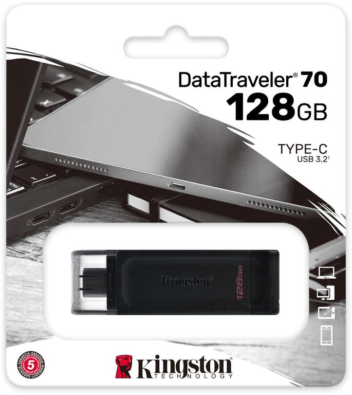 Kingston Pendrive DataTraveler DT70/128GB USB-C (1)
