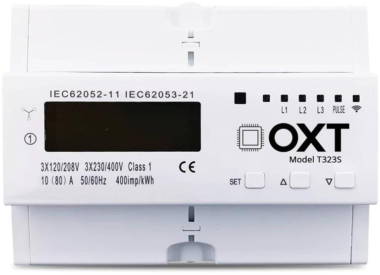 Sterownik OXT licznik 2 kierunkowy 3 fazowy DIN WiFi TUYA (1)